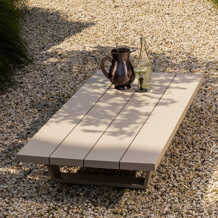 WOOOD Bear Buiten Salontafel - Aluminium - Zand