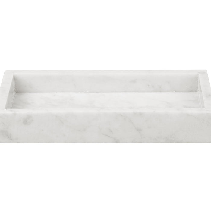 present time - Tray Marble small white