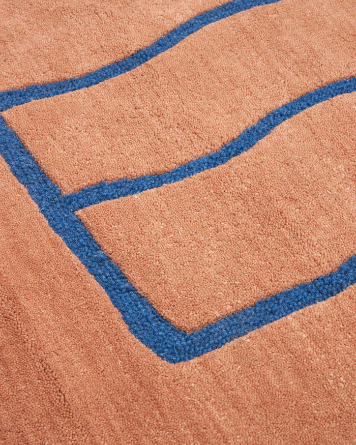 Kave Home - Llorell vloerkleed 100% wol veelkleurig 160 x 230 cm