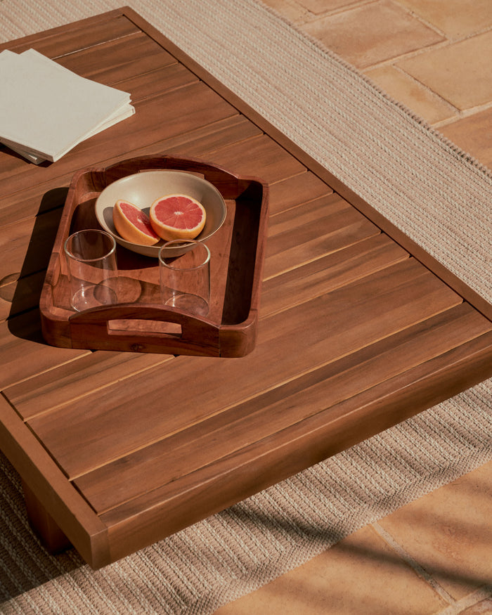 Kave Home - Elissa groot acaciahouten dienblad