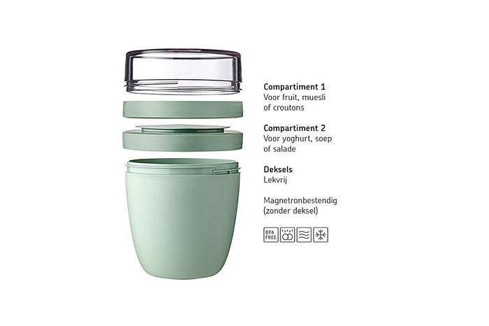 Lunchpot Ellipse mini - Vivid blue