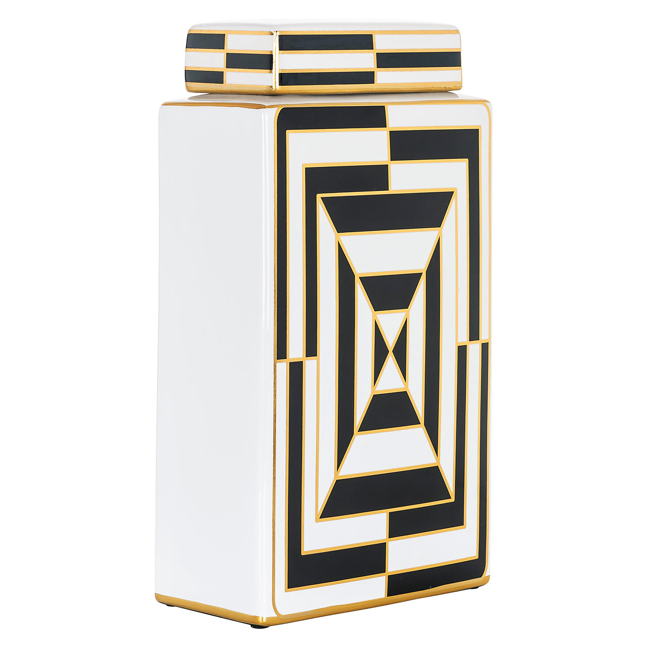 Richmond Pot Filou groot (Black|white)