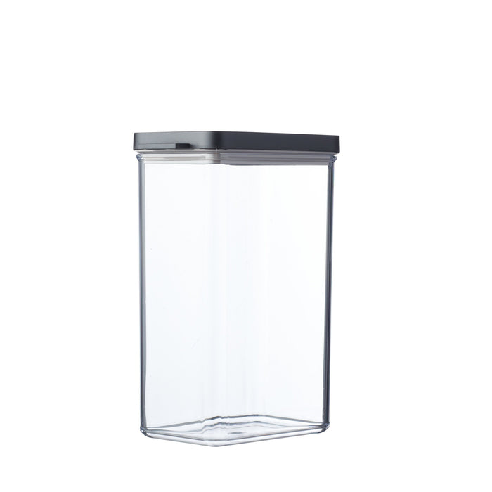 Bewaardoos Omnia rechthoekig 2000 ml - black