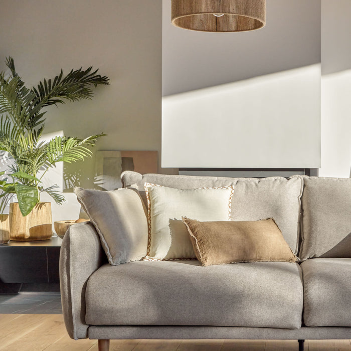 Kave Home Carlota 3-Zitsbank - Beige