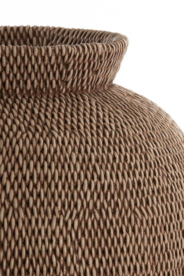 Light & Living Vaas Vendie - Bruin - Ø36cm