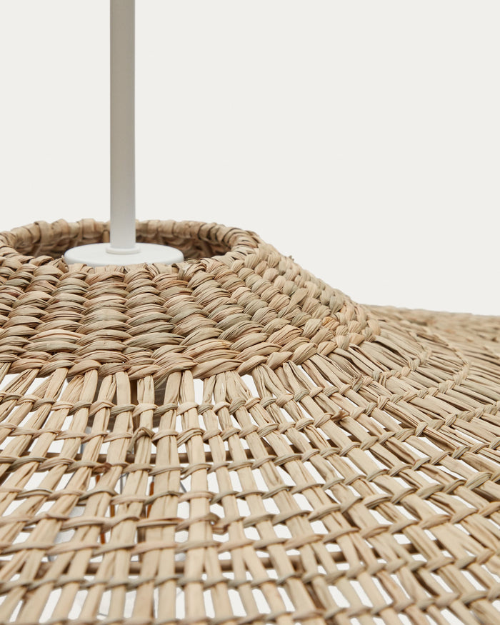 Kave Home - Plafondlamp Cruilles van natuurlijke vezels met