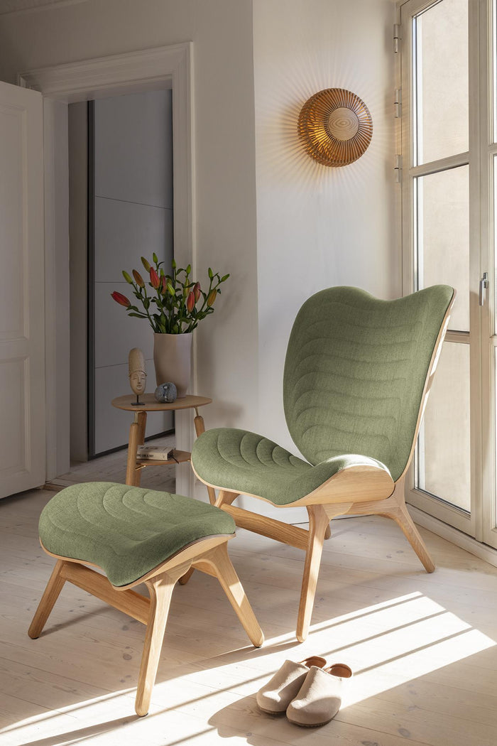 Umage Clava Up Wood wandlamp medium Ø35 donker eiken