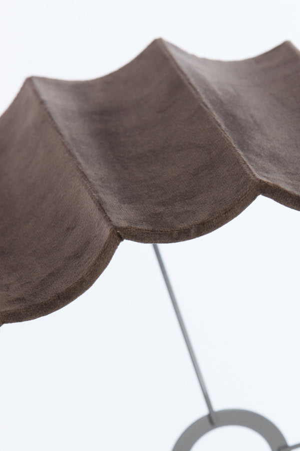 Light&living Kap cilinder 35-35-22 cm DISLI velvet donker bruin