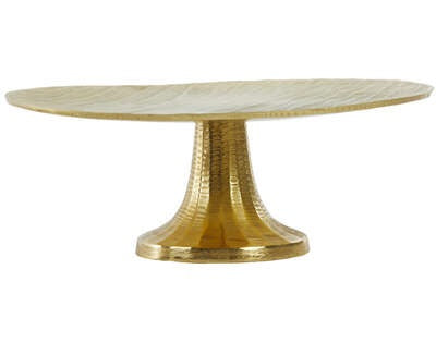 Light & Living Light&living Schaal op voet Ø35x13 cm MOKUNA goud