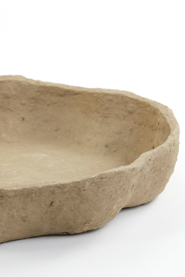 Light & Living Light&living Schaal S|2 Ø30x9+Ø50x9 cm BABUR grijs