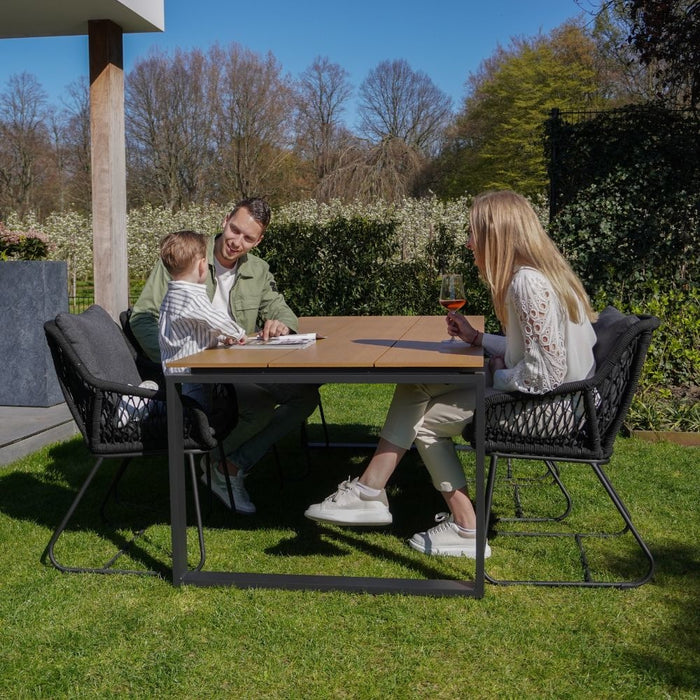 LUX outdoor living Helsinki dining tuintafel | aluminium + polywood |
