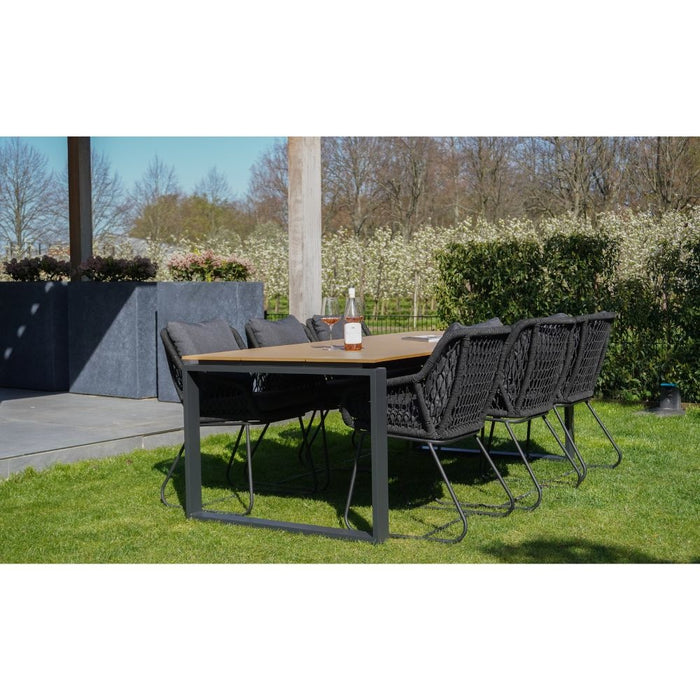 LUX outdoor living Helsinki dining tuintafel | aluminium + polywood |
