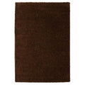 Tapeso Hoogpolig vloerkleed shaggy Trend effen - bruin - 240x340 cm
