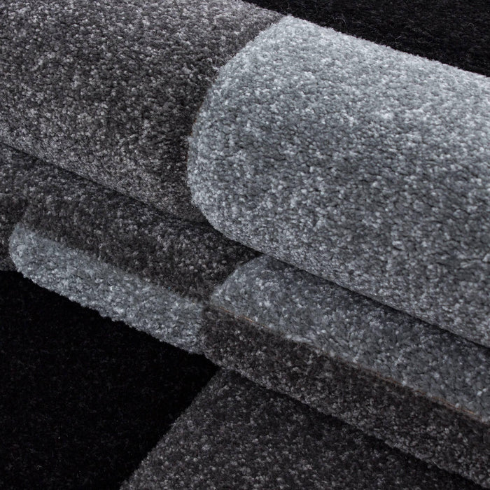 Tapeso Modern Vloerkleed Hawaii Grijs 1310 - 160x230 cm