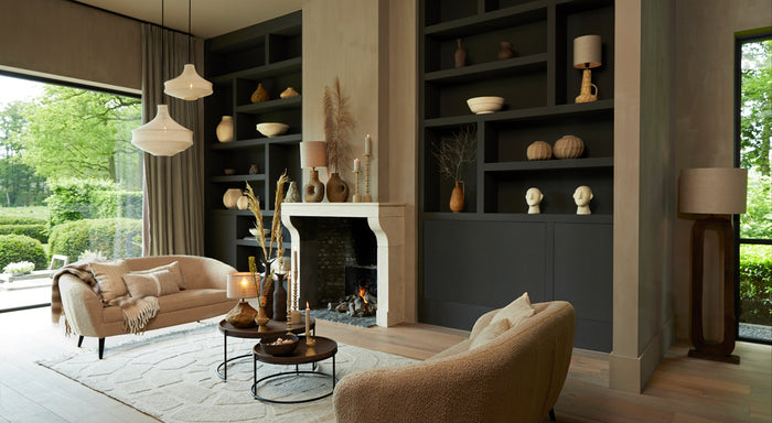 Light & Living - Lampenkap VIGGO - Ø60x55cm - Wit