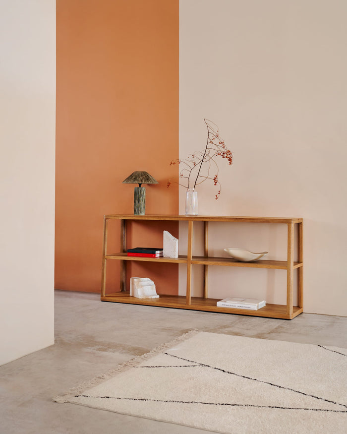 Kave Home - Doorzichtige glazen Claudia-vaas 25 cm