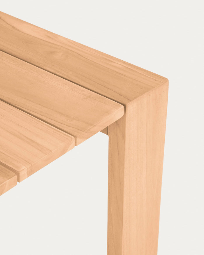 Kave Home - Victoire tuintafel in massief teakhout 240 x 110 cm