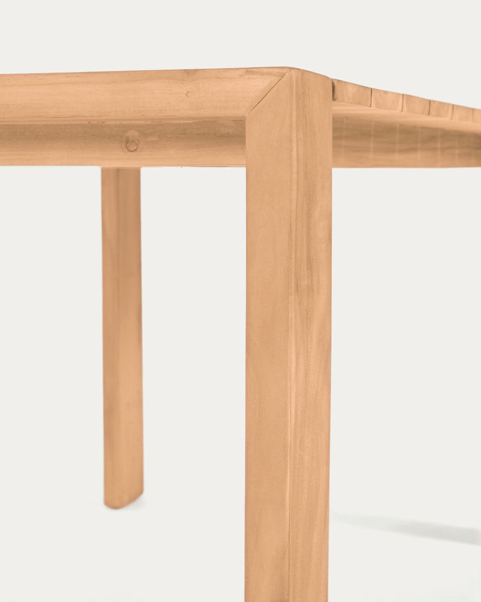 Kave Home - Victoire tuintafel in massief teakhout 240 x 110 cm