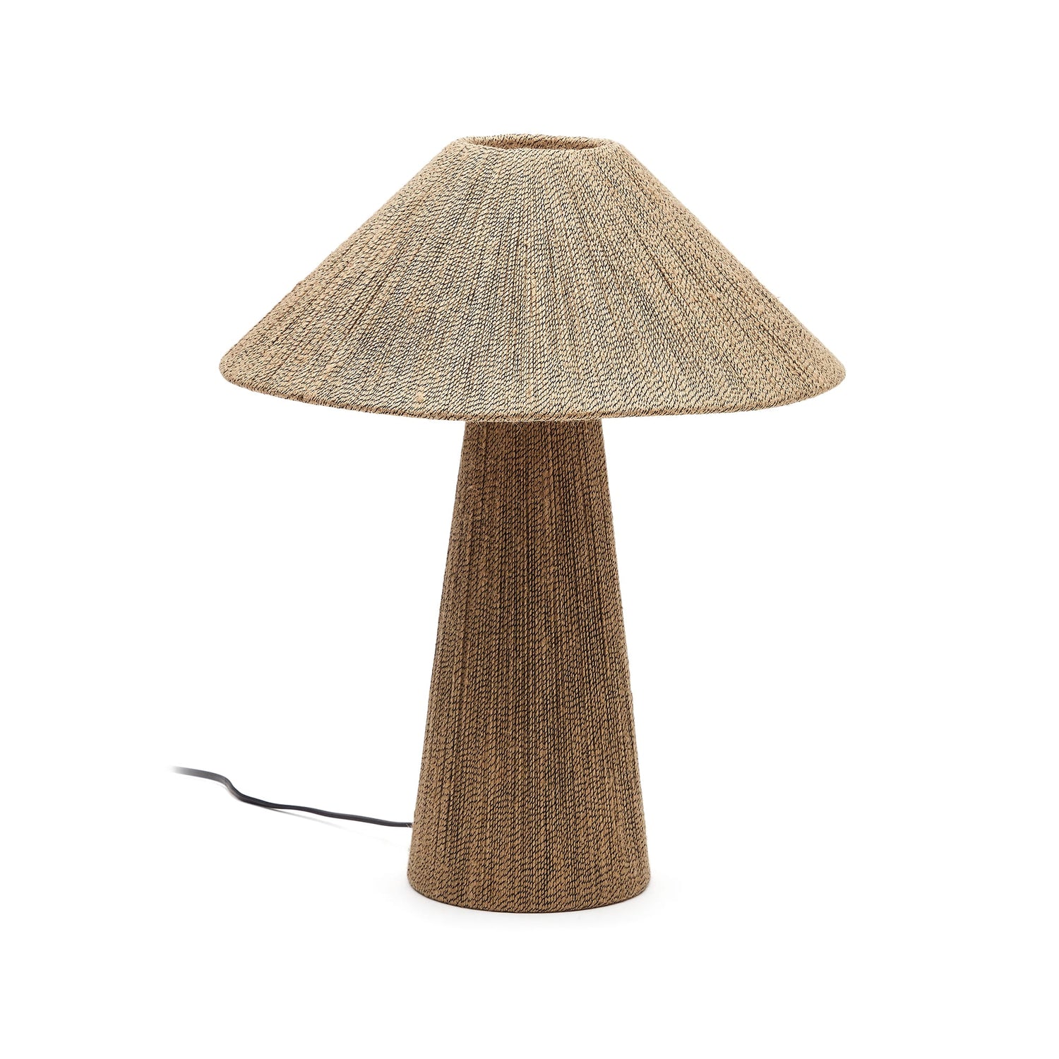 Kave Home - Renee-tafellamp van natuurlijk jute