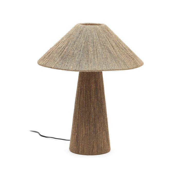 Kave Home - Renee-tafellamp van natuurlijk jute