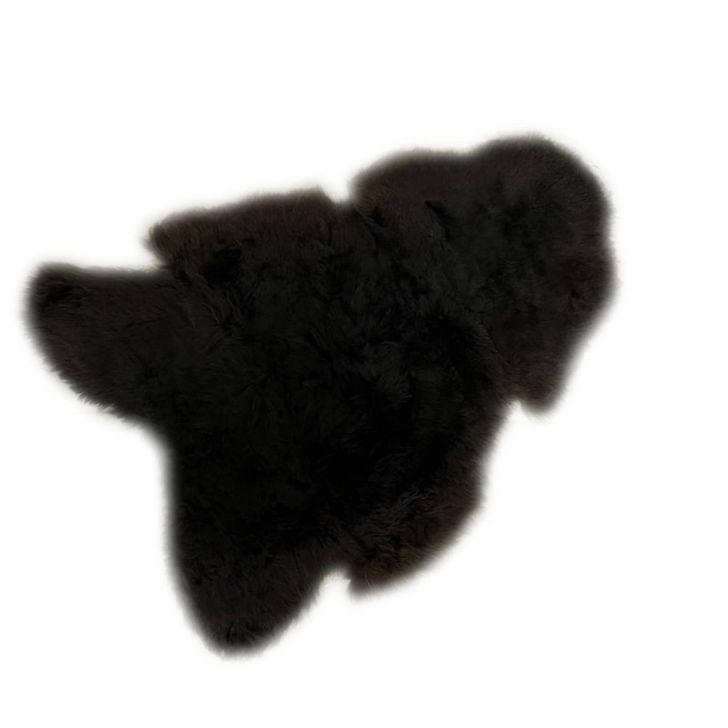 PTMD Furry Black shaped sheepskin plaid