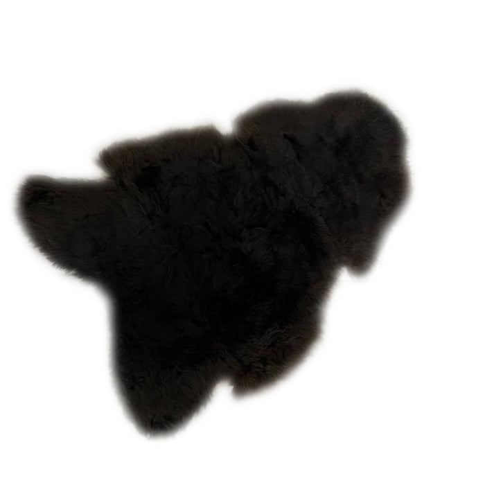 PTMD Furry Black shaped sheepskin plaid