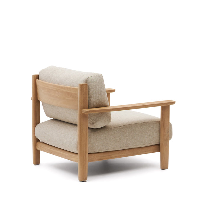 Kave Home - Fauteuil Tirant van FSC 100% massief teakhout