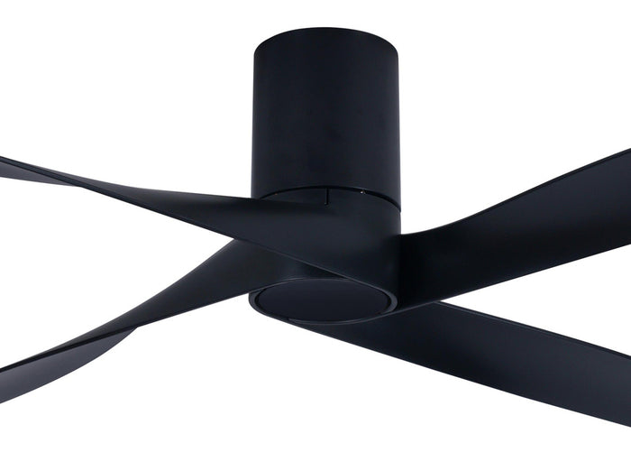 Lucci Air Plafondventilator Riviera Zwart 12Watt Led Ø 132cm Incl.