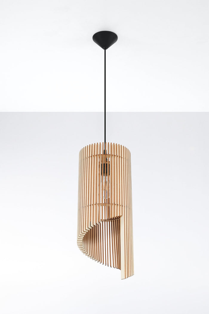 Sollux Hanglamp Alexia Ø 21 cm hout