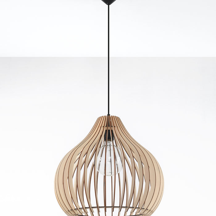 Sollux Hanglamp Aprilla Ø 43 cm hout
