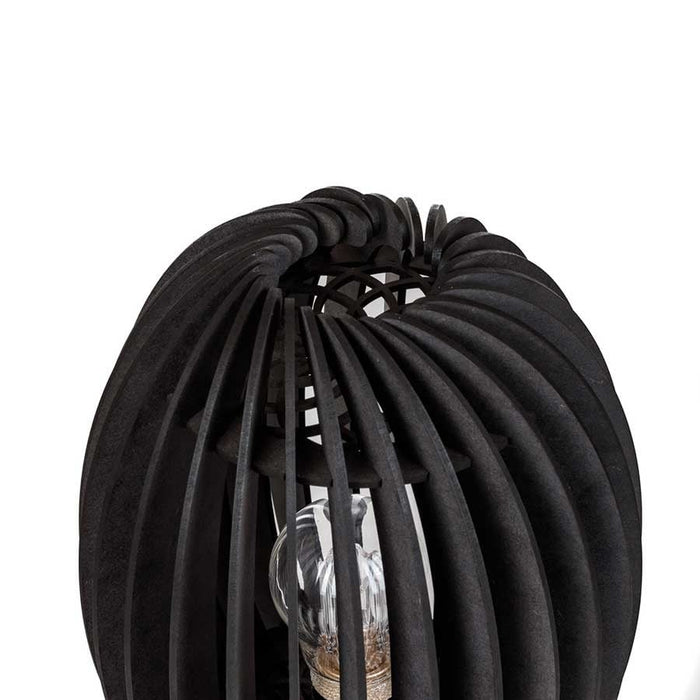 Blij Design  Tafellamp Swan Ø 21 cm zwart