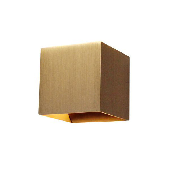 Artdelight Wandlamp Gymm Mat Brons 10x10cm Excl. G9