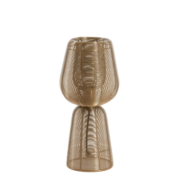 Light & Living Tafellamp Aboso - Goud - Ø18cm