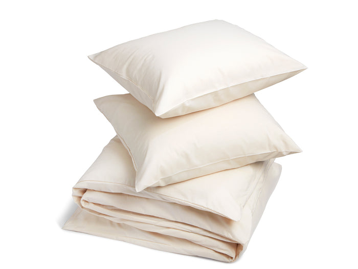 Yumeko overtrekset katoen tencel™ latte chambray 200x220 + 2|60x70