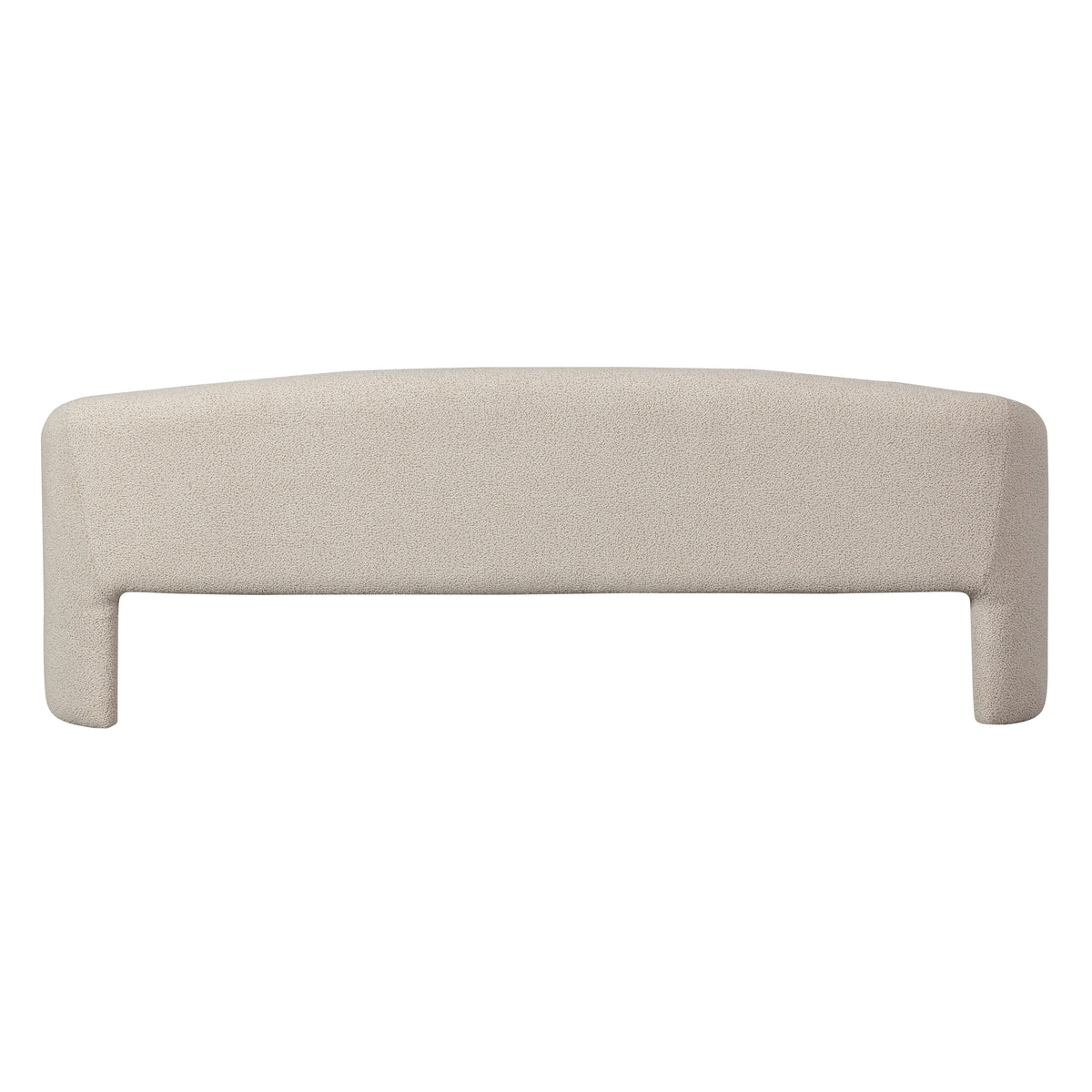 WOOOD Zone Bankje - Polyester - Beige - 58x160x55