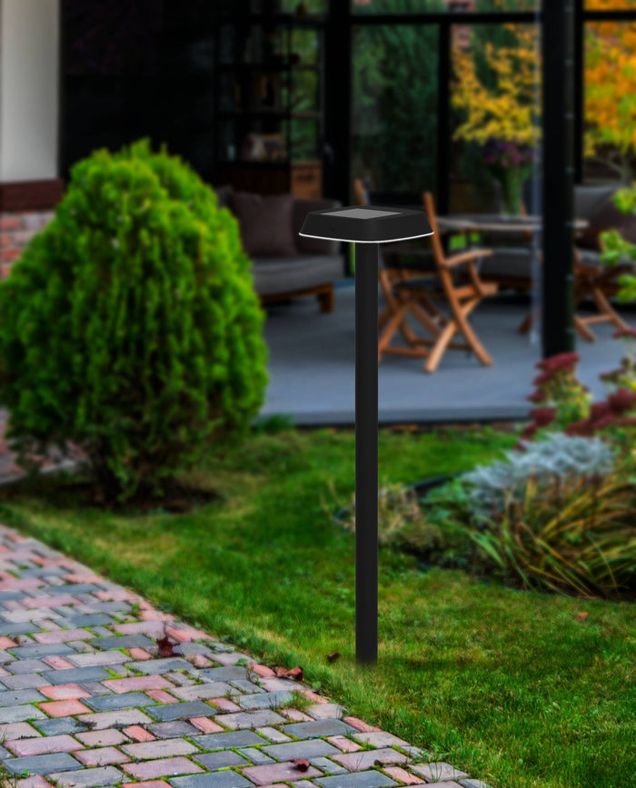 EGLO Dreoli Solar Priklamp - LED - 103,5 cm - Zwart|Wit