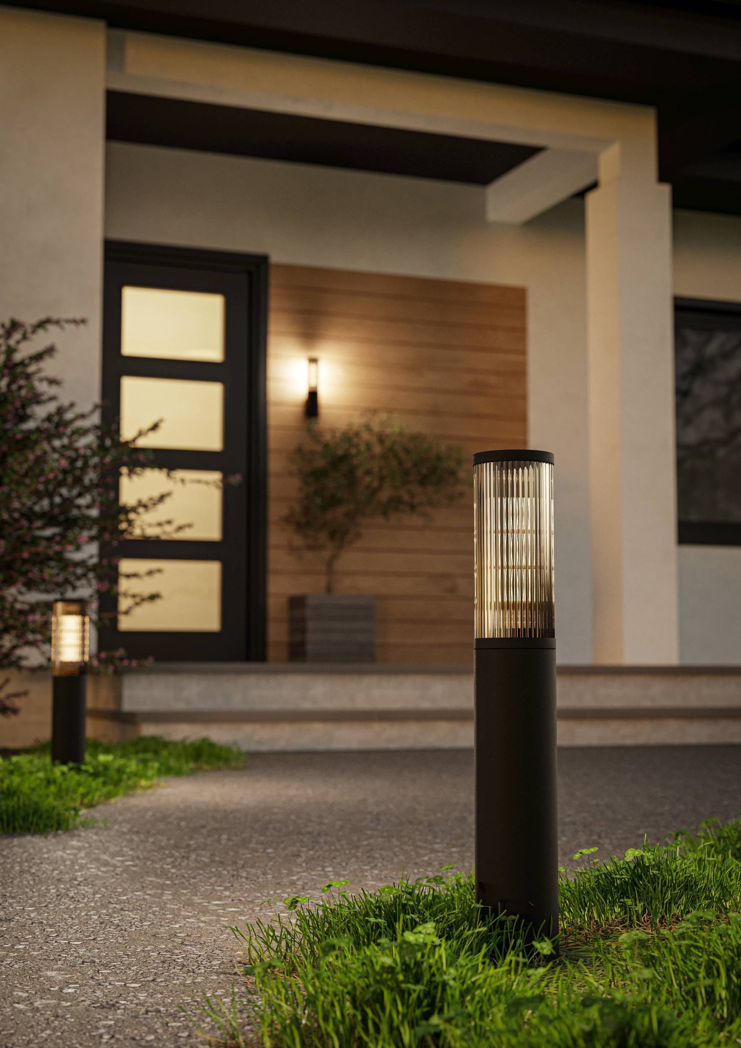 EGLO Salle Sokkellamp - E27 - 46,5 cm - Smoke - Zwart