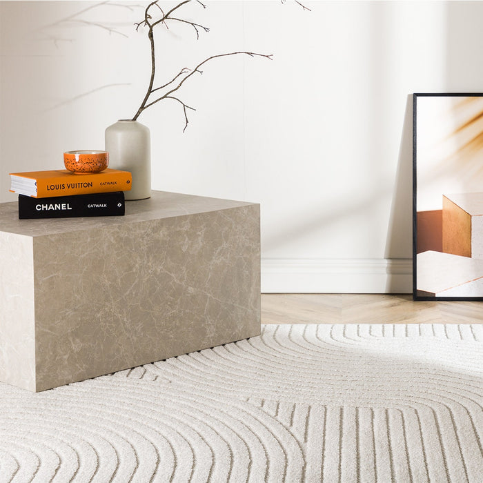 Nest living Misha vloerkleed crème - 230 x 160 cm