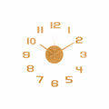 Karlsson Wandklok Diy Sunset Numbers - Geel - Ø35cm