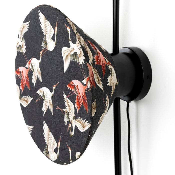 Puur Pamela wandlamp - zwart