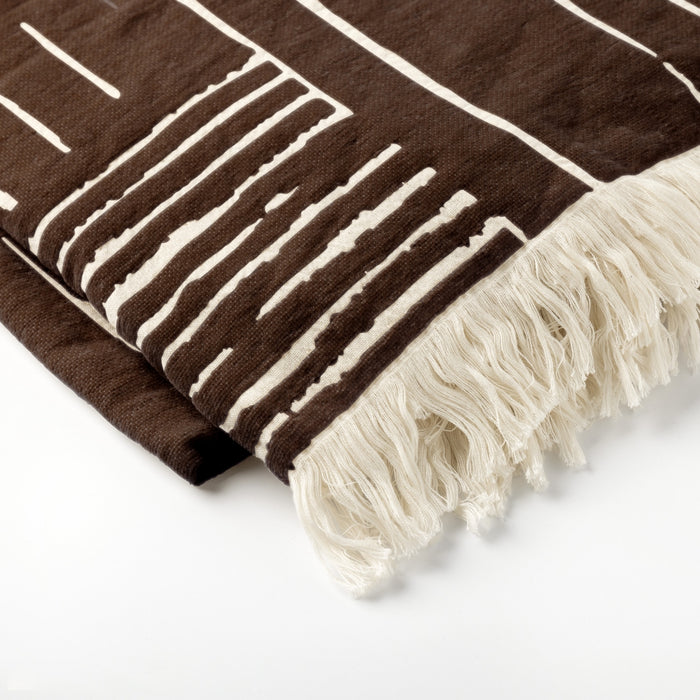 Dutch Decor plaid STEFANO - 140x180 cm Chocolate Martini