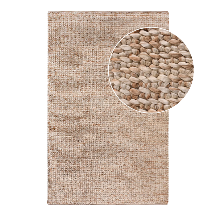 Artichok Laurens Vloerkleed Jute Naturel - Handgewoven