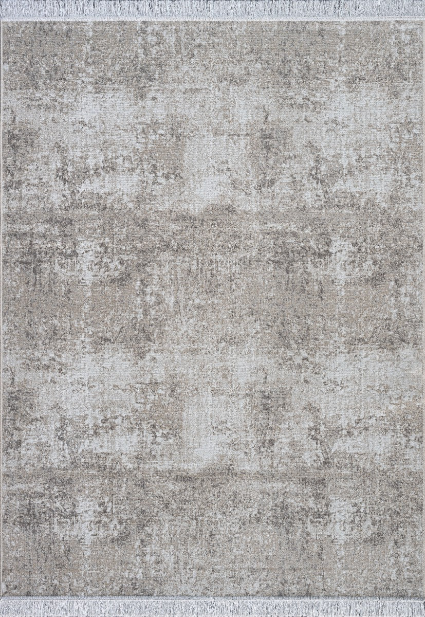 Vintage vloerkleed Smuk beige met franjes 160x230cm