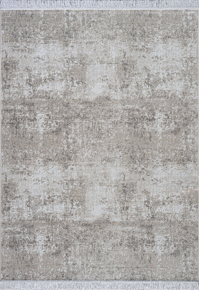 Vintage vloerkleed Smuk beige met franjes 160x230cm