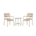 Nest outdoor Caro Aluminium Bistroset 3 Delig - Beige
