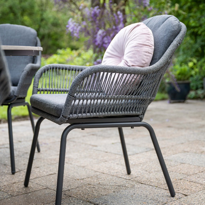 Garden Impressions Triton dining stoel - Rope|Grey