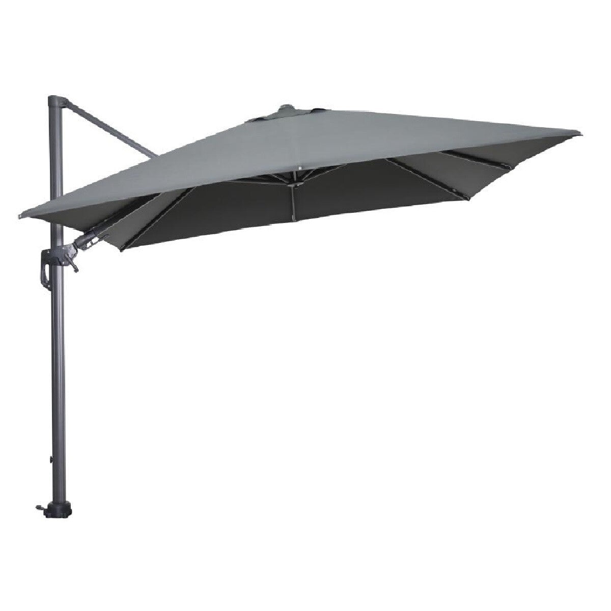 Garden Impressions Hawaii zweefparasol 300x300 c. black - donker grijs