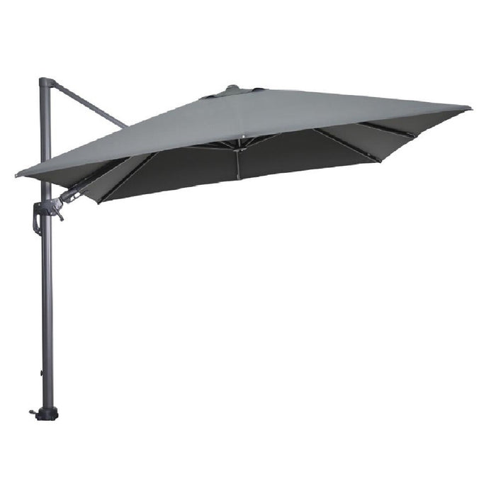 Garden Impressions Hawaii zweefparasol 300x300 c. black - donker grijs