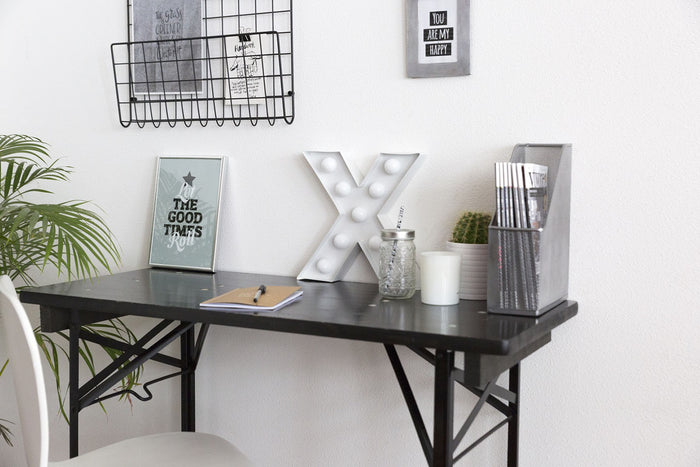 Inklapbare biertafel Berlijn 120 x 50 cm zwart