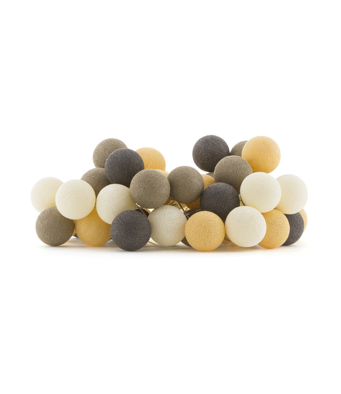 Cotton Ball Lights Regular lichtslinger oranje - Clay 35